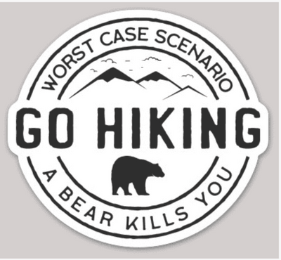 Go Hiking Sticker - It's A Wanderful Life Official Brand Store
